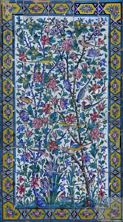 عکس کاشی کاری حرم مطهر امام رضا