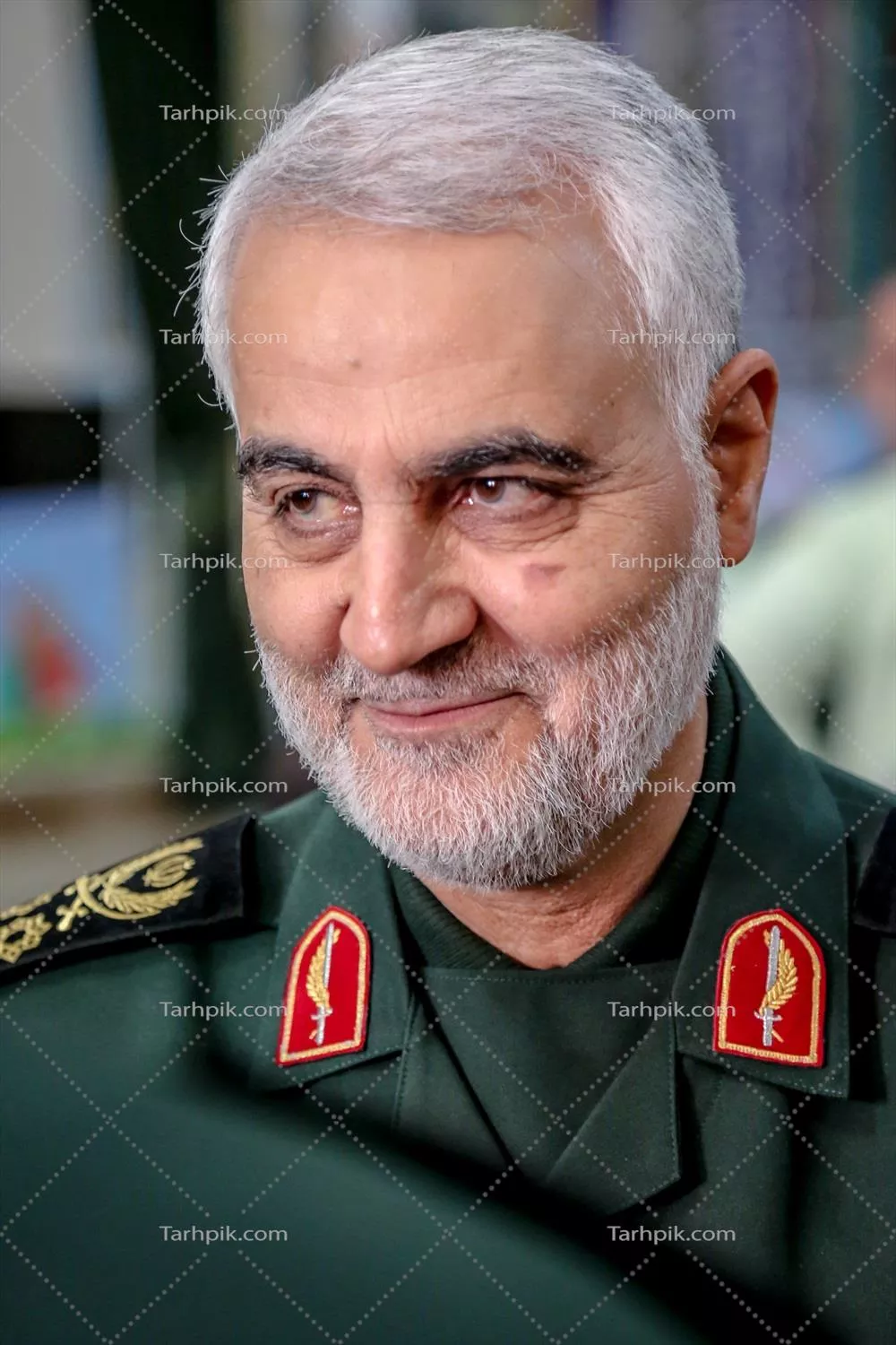 عکس با کیفیت سردار دلها شهید حاج قاسم سلیمانی