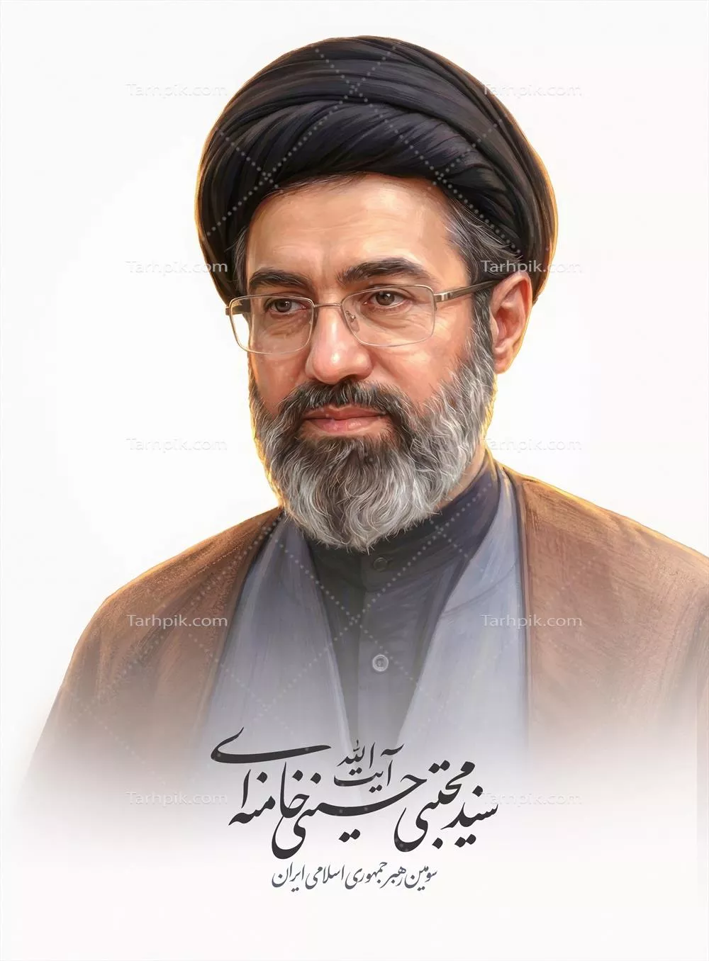 عکس سید مجتبی خامنه ای سومین رهبر جمهوری اسلامی ایران 
