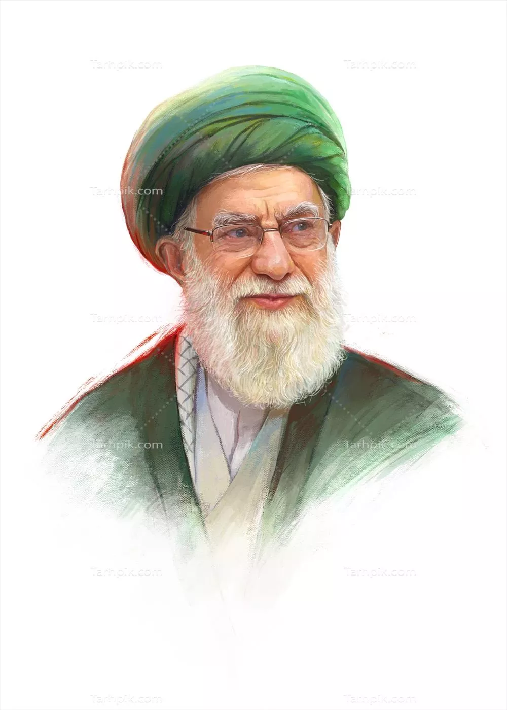 عکس گرافیکی آیت الله خامنه ای شهید