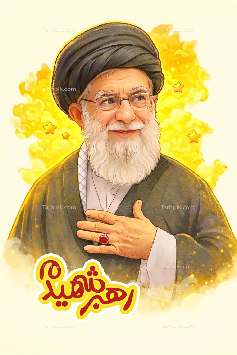 عکس کودکانه آیت الله خامنه ای