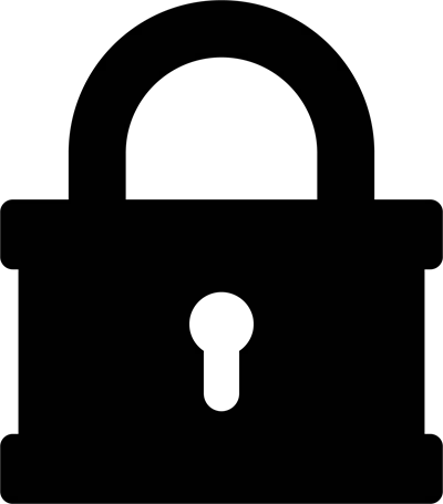 عکس دوربری آیکون قفل در سبک تخت - هنر گرافیکی با کیفیت بالا