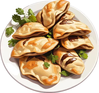 عکس دوربری تصویر زیبای گراتر از گیوza دیجیتالی بر روی بشقاب – هنر هوش مصنوعی