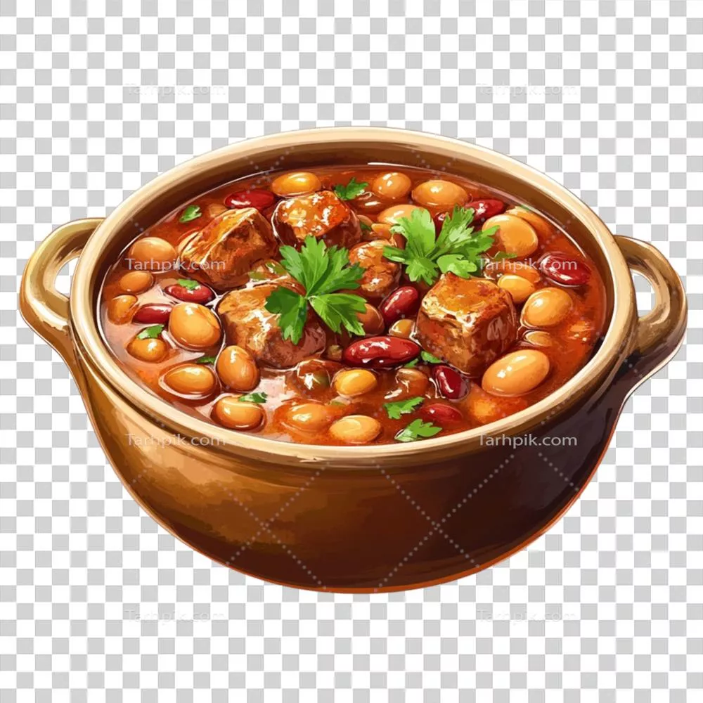عکس دوربری نقاشی خورشت لوبیا و گوشت: دستور پخت و رازهای خوشمزهگی