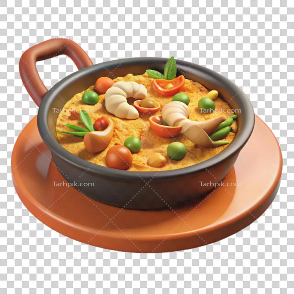 عکس دوربری دستور تهیه پائلاي دریایی فوق العاده و خوشمزه با طعم روستایی و لذیذ