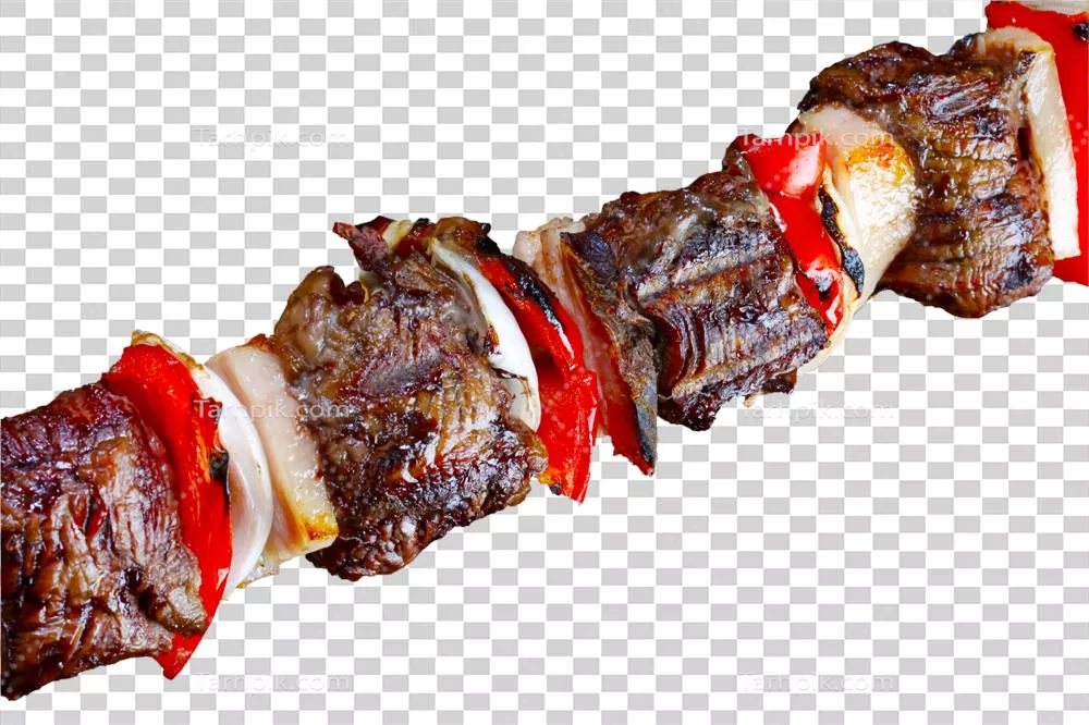 عکس دوربری شکلی از کباب: سیخهای گوشت خوشمزه و متنوع برای باربیکیو