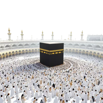 عکس دوربری کعبه، مقدسترین مکان در دین اسلام و مرکز توجه مسلمانان