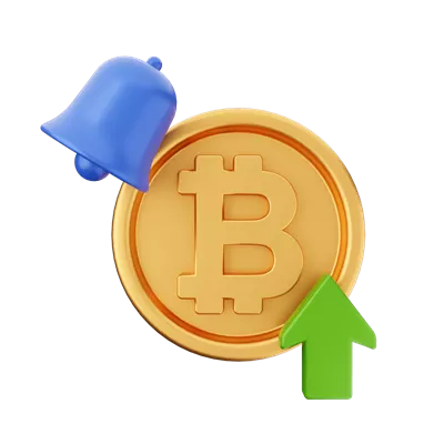 عکس دوربری تصویر سه بعدی آیکون بیت‌کوین و رمز ارزها با کیفیت بالا