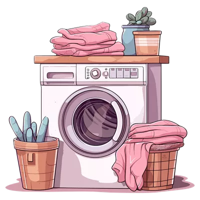 عکس دوربری برچسب ماشین لباسشویی و شویندههای لباس: راهنمای کاربردی