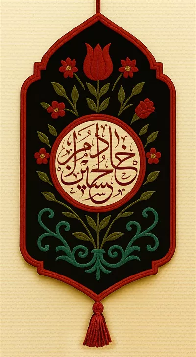 عکس پرچم خادم الحسین 