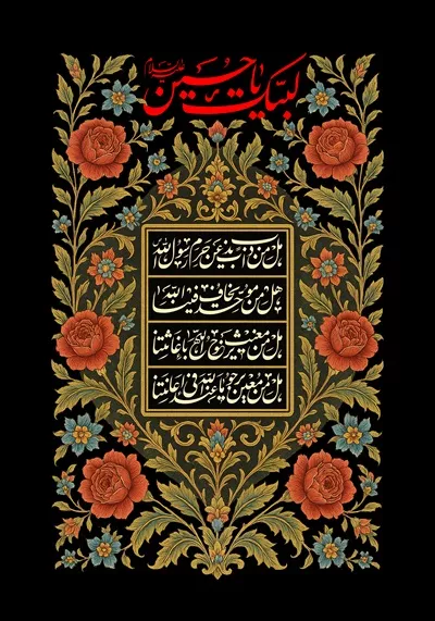 طرح کتیبه محرم امام حسین