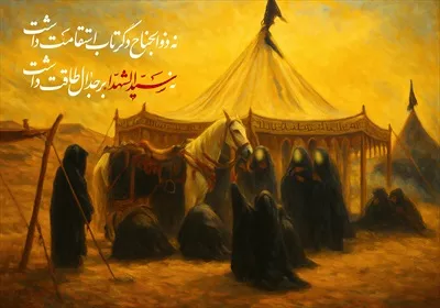 طرح عکس خیمه در روز عاشورا