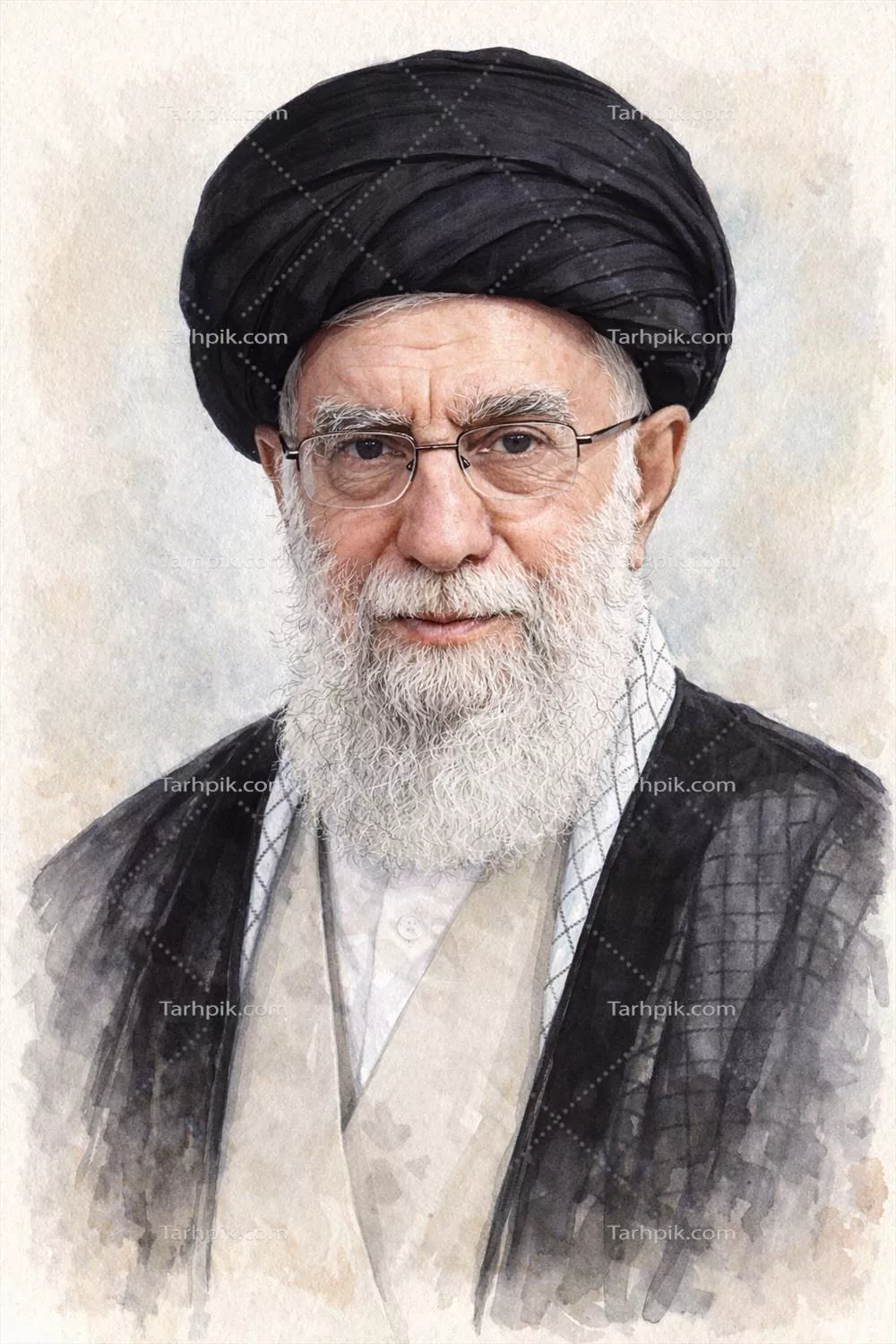 عکس آیت الله العظمی شهید سید علی خامنه ای