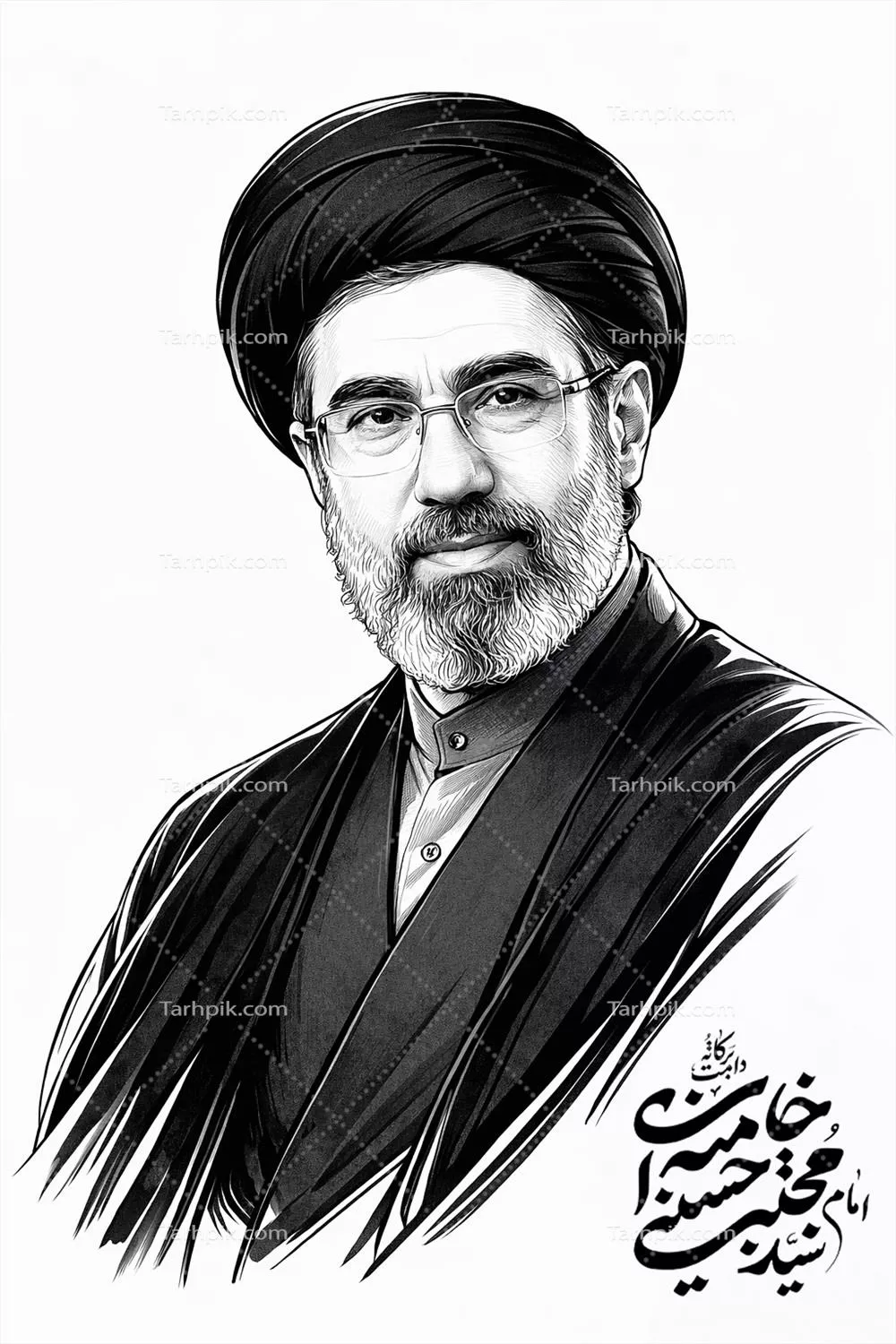 عکس سید مجتبی خامنه ای رهبر جمهوری اسلامی