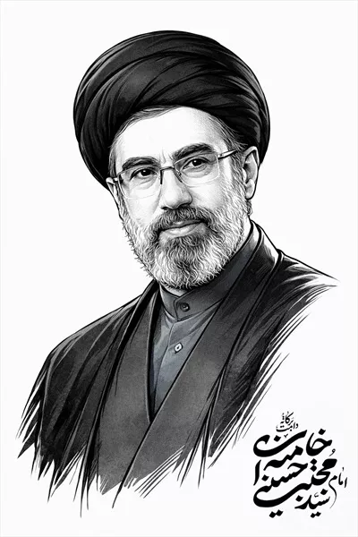 عکس امام سید مجتبی خامنه ای رهبر ایران