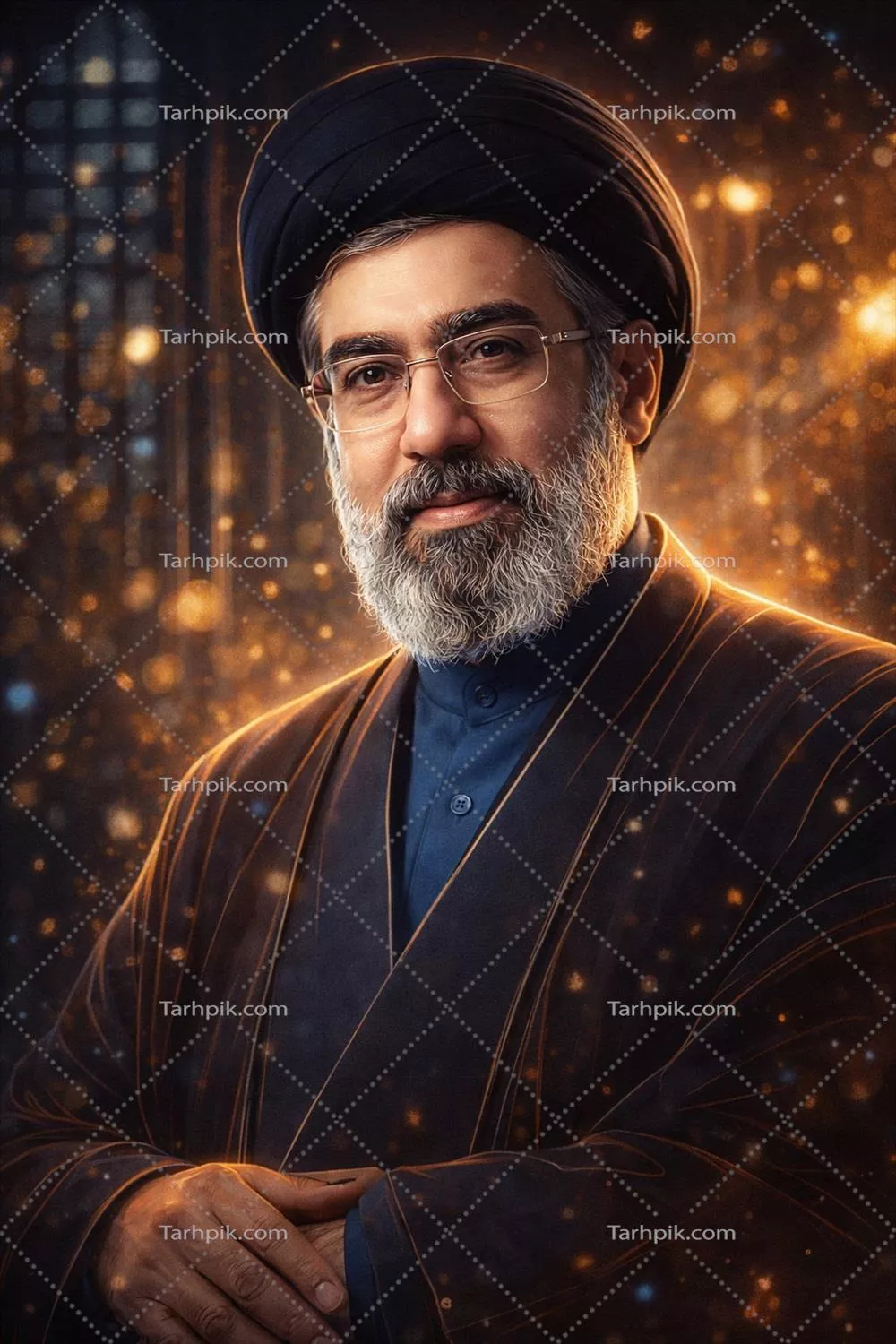 عکس گرافیکی سید مجتبی خامنه ای مقام معظم رهبری