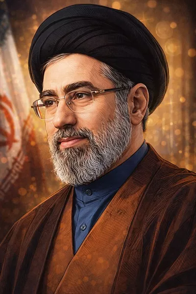 عکس نگاه پر جذبه آیت الله خامنه ای