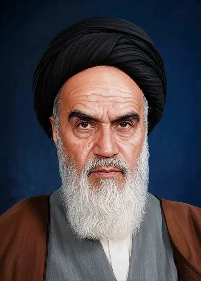 عکس رهبری انقلاب اسلامی و تأثیر امام خمینی بر جامعه ایران