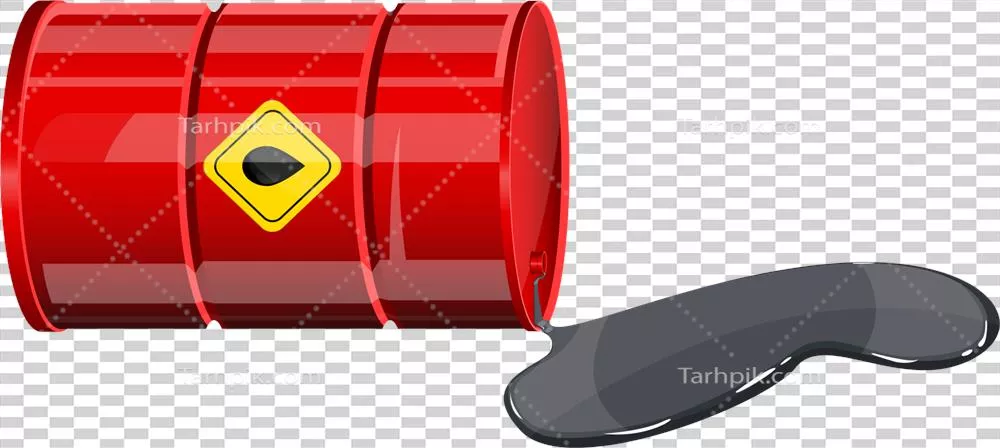 عکس دوربری طراحی و تصویرسازی کلیپ آرت بشکه های نفتی برای اهداف گرافیکی