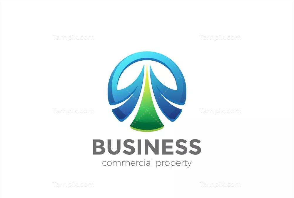 وکتور طراحی لوگو مفهومی و انتزاعی برای شرکت های نوآور