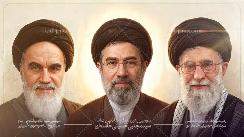 تصویر با کیفیت عالی رهبران انقلاب جمهوری اسلامی ایران