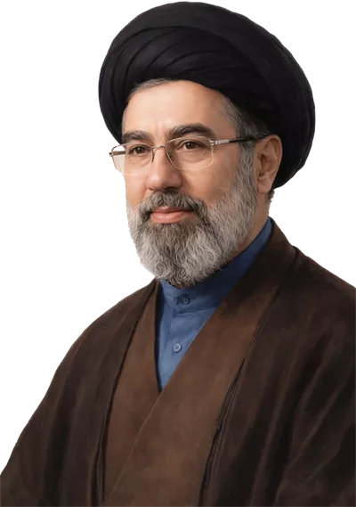 عکس دوربری آیتالله مجتبی خامنهای