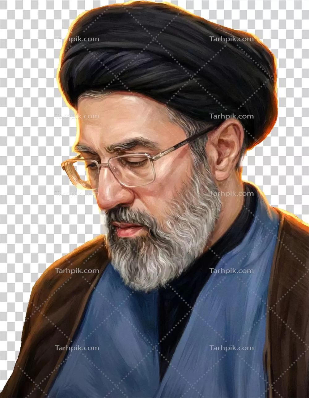 عکس دوربری سید مجتبی خامنهای گرافیکی