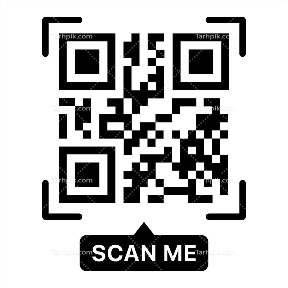 وکتور اسکن کد QR و دسترسی به اطلاعات و خدمات دیجیتال