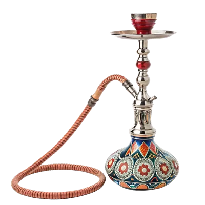 عکس دوربری شَلَمَنِی تزیینی و رنگارنگ با طراحی پیچیده و جزئیات قرمز