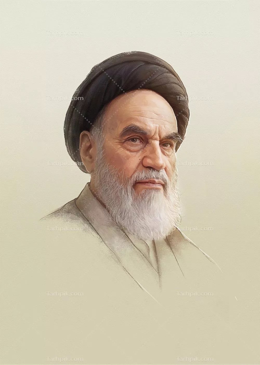 عکس پوستر روح الله خمینی بنیان گذار جمهوری اسلامی