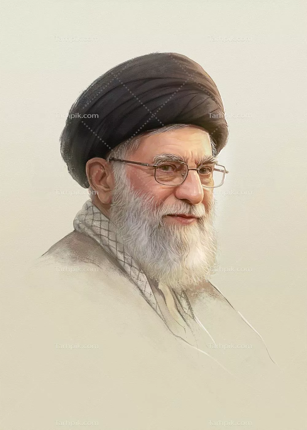 عکس پوستر سید علی خامنه ای دومین رهبر انقلاب اسلامی ایران