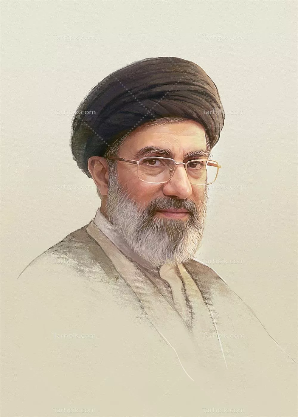 عکس پوستر سید مجتبی خامنه ای سومین رهبر انقلاب اسلامی ایران