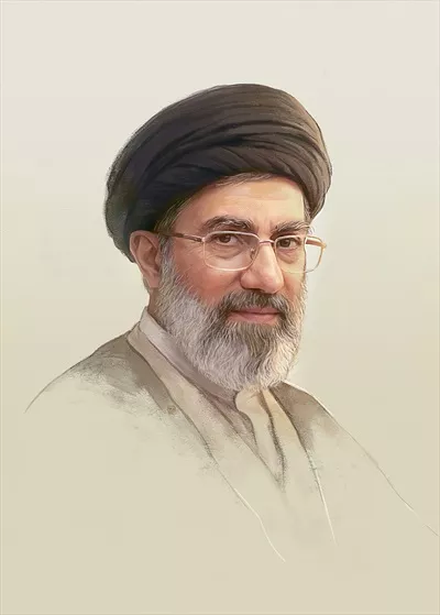 عکس پوستر سید مجتبی خامنه ای سومین رهبر انقلاب اسلامی ایران