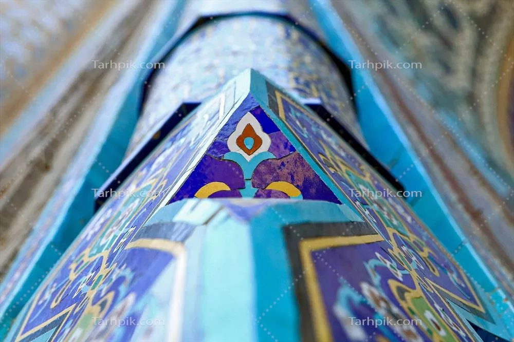کاشی کاری ایوان مقصوره حرم حضرت امام رضا(ع)