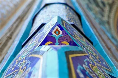 کاشی کاری ایوان مقصوره حرم حضرت امام رضا(ع)