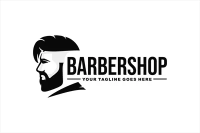 شعار و نماد بارbershop به صورت وکتور با طراحی جذاب و مدرن