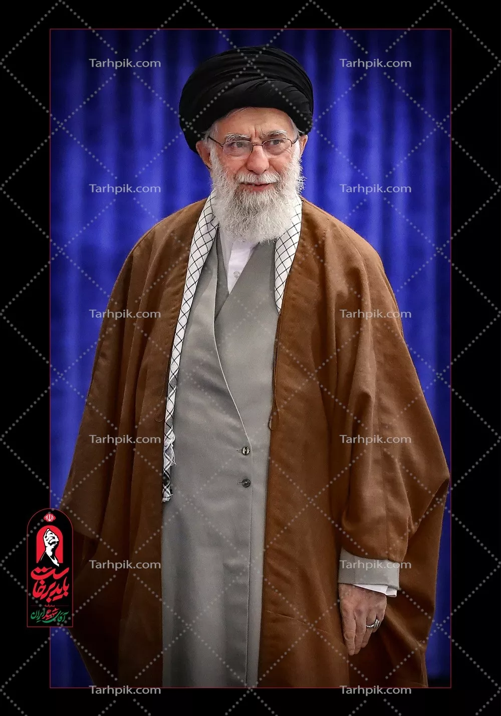 عکس با کیفیت سید علی خامنه ای آماده چاپ