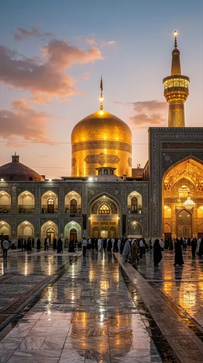 عکس آستان قدس رضوی: زیارتگاه امام رضا (ع) و اهمیت آن در تاریخ اسلامی