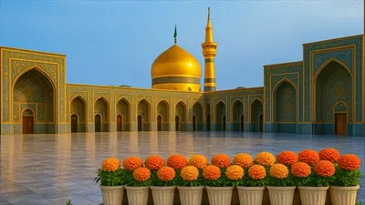 عکس تصویر زمینه حرم امام رضا: زیبایی و آرامش در آغوش تاریخ