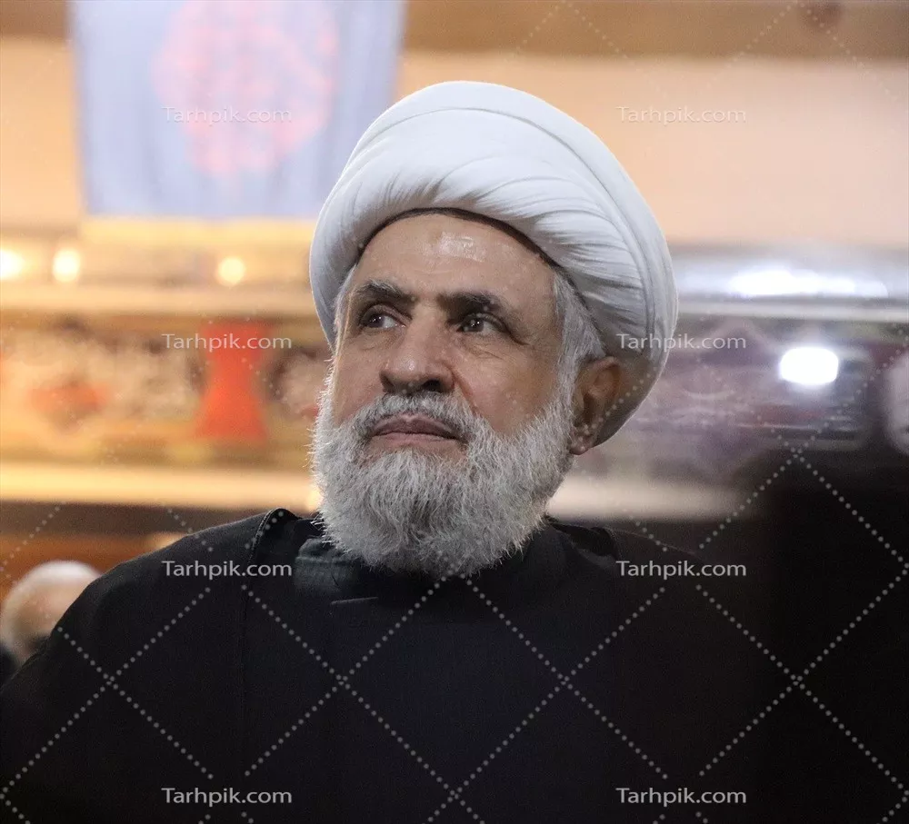 عکس شیخ نعیم قاسم دبیر کل حزب الله لبنان