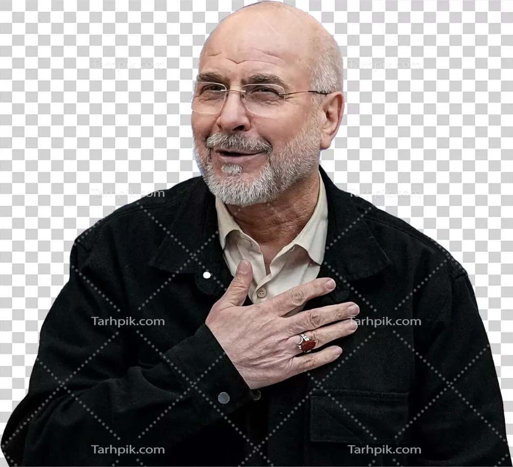 عکس دوربری محمد باقر قالیباف بدون پس زمینه