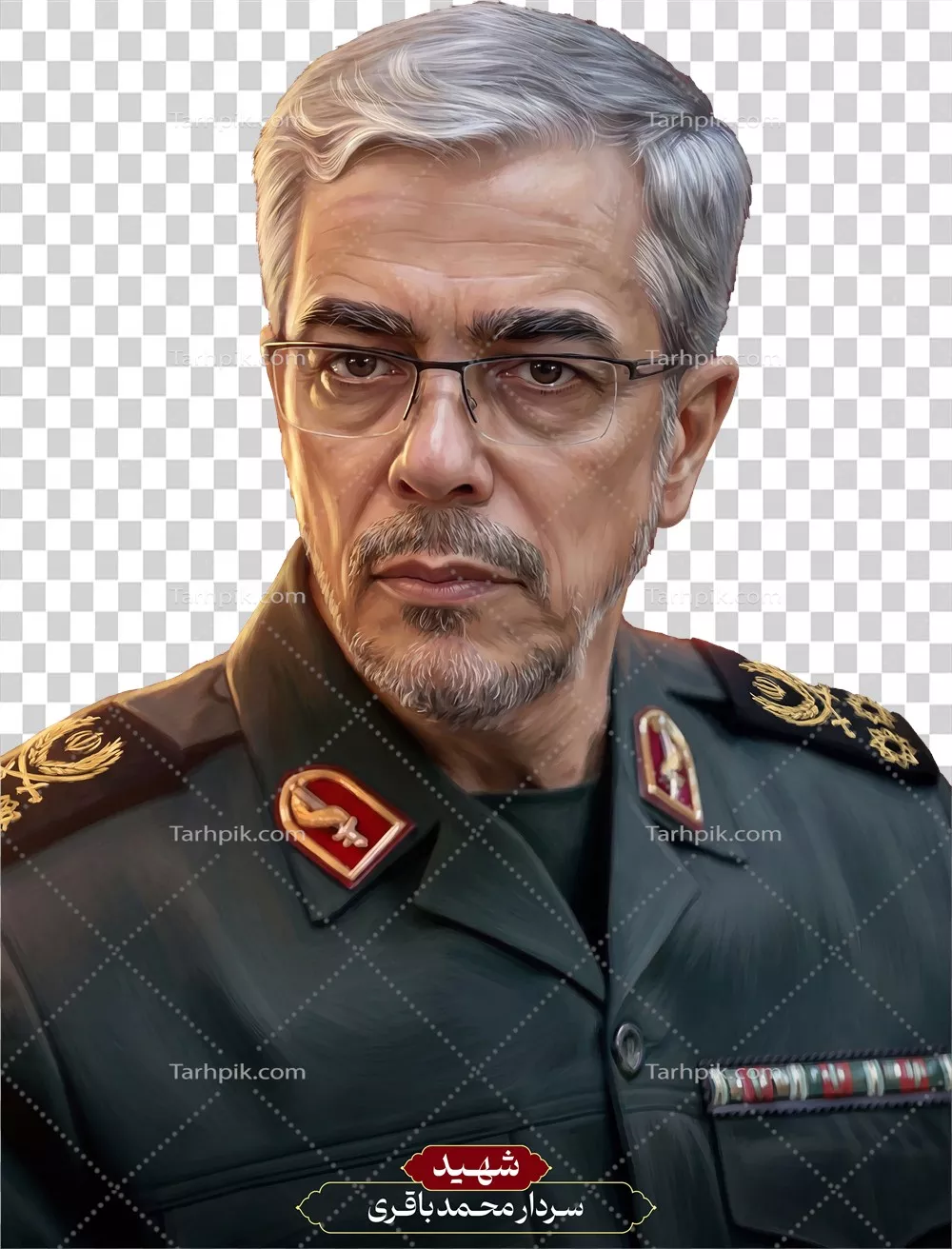 عکس دوربری سردار شهید محمد باقری