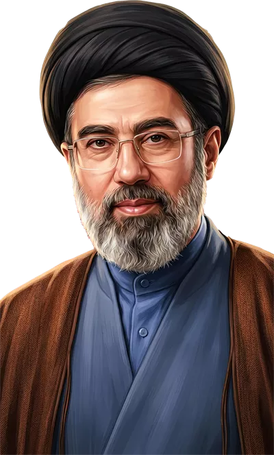 عکس دوربری آیتالله سید مجتبی خامنهای بدون بکگراند
