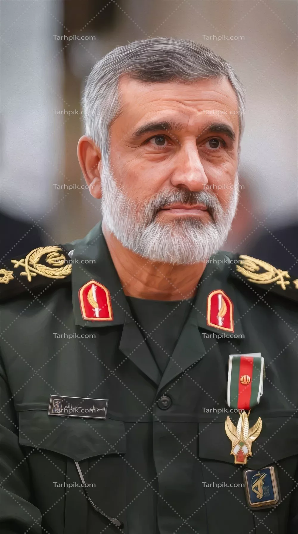 عکس با کیفیت سردار حاجی‌زاده