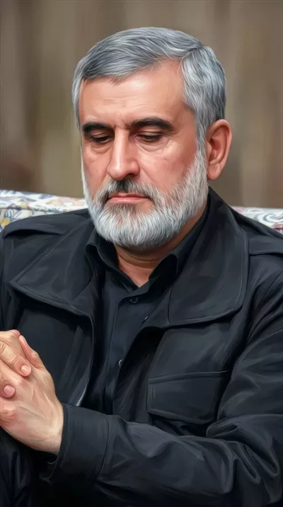 عکس با کیفیت سردار شهید امیرعلی حاجی زاده 