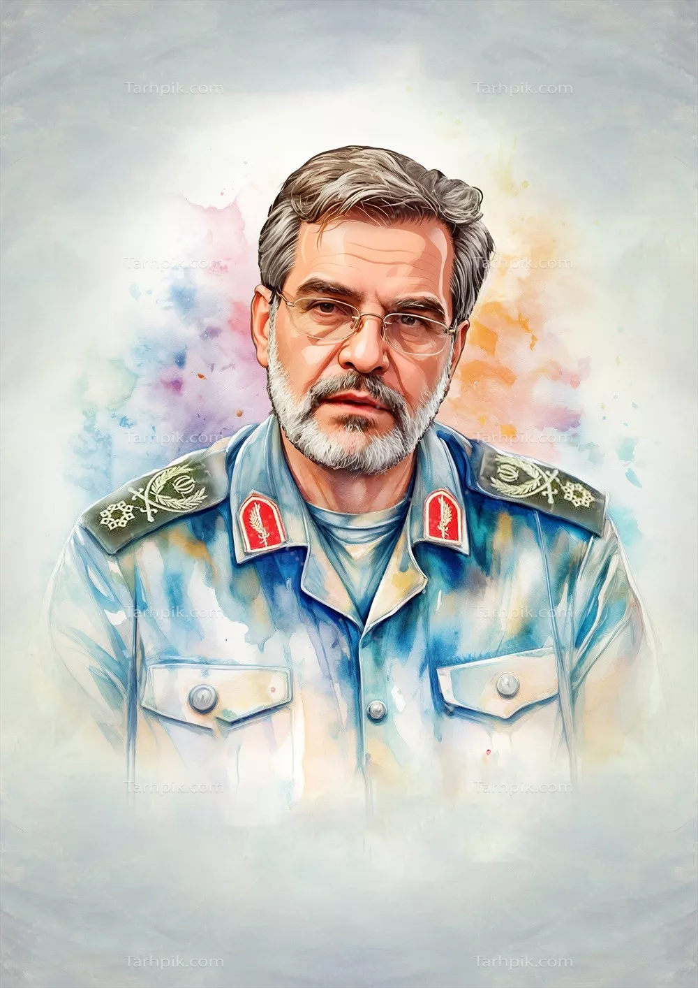 عکس گرافیکی شهید مهدی ربانی 