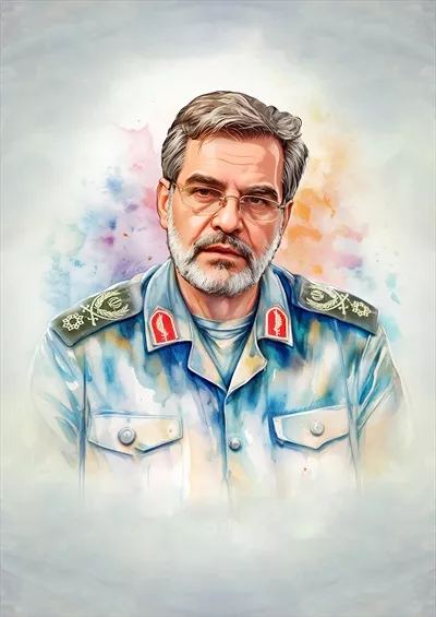 عکس گرافیکی شهید مهدی ربانی 