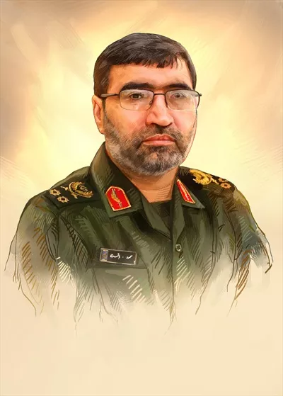عکس تصویر شهید محمود باقری: نماد ایثار و مقاومت در جنگ