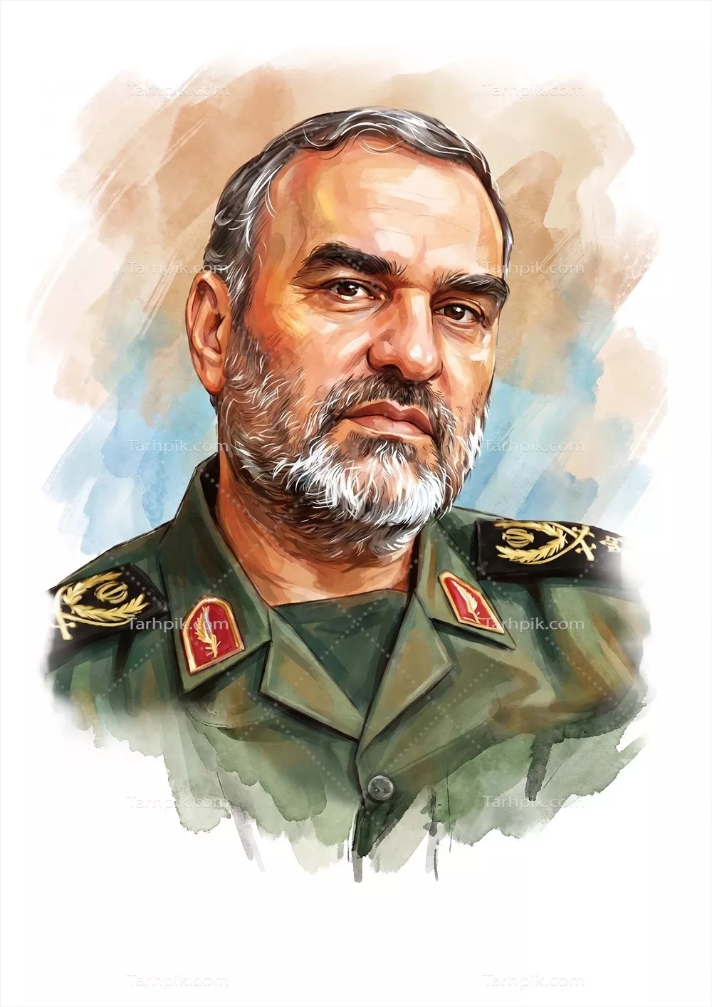 عکس شهید محمد حسن محققی گرافیکی