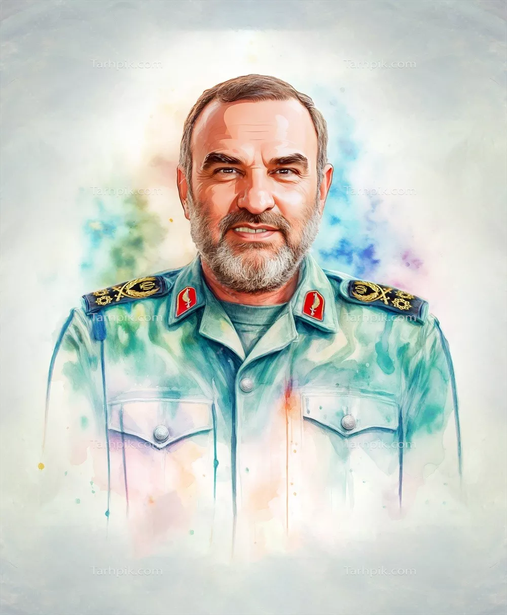 عکس گرافیکی شهید محمد حسن محققی